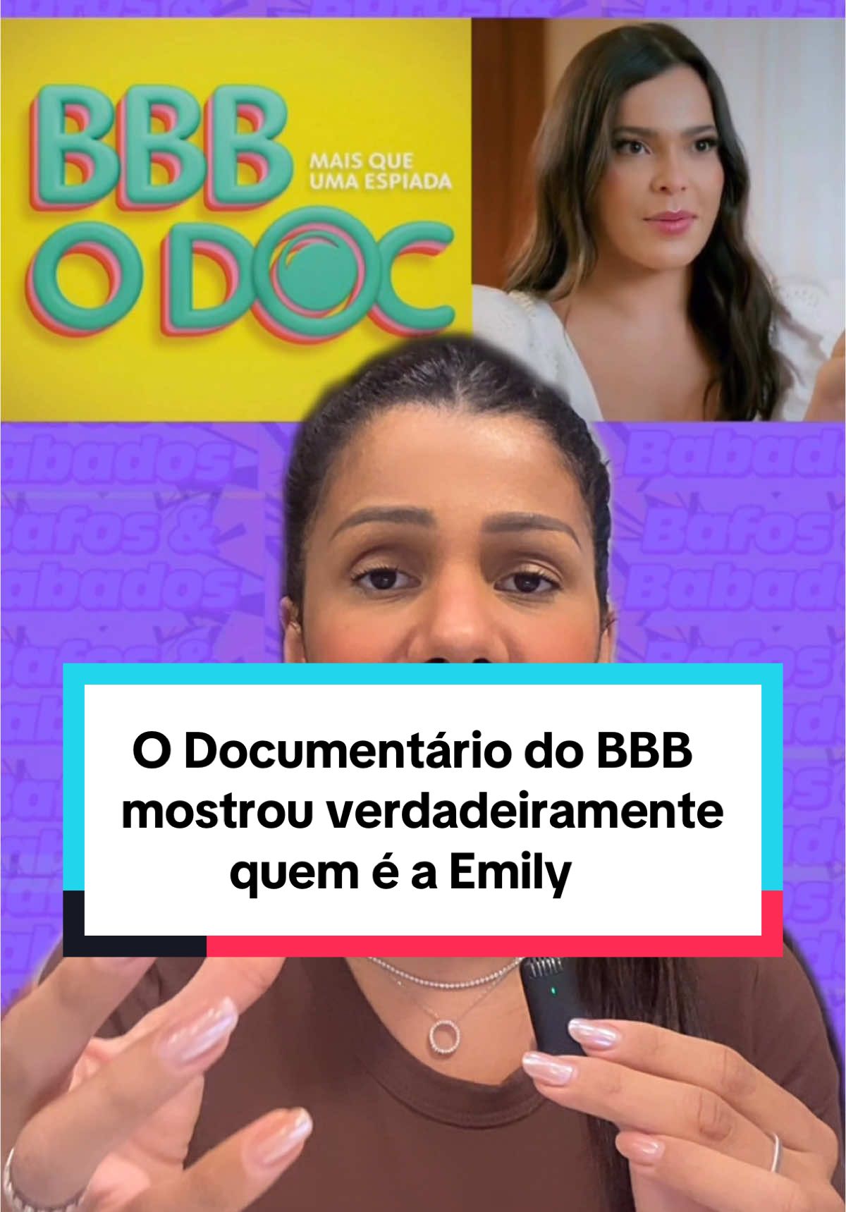Eu tô impactada até agora #amandaelis #noticiastiktok #bbb25 #bigbrotherbrasil #bigbrother #tadeuschmidt #emilybbb 