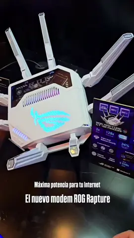 Router ROG Rapture 2025 🚀✨️ #RouterGamer #Wifi7  #AsusROG #internet  #RaptureGTBE19000AI  #ROGRapture 