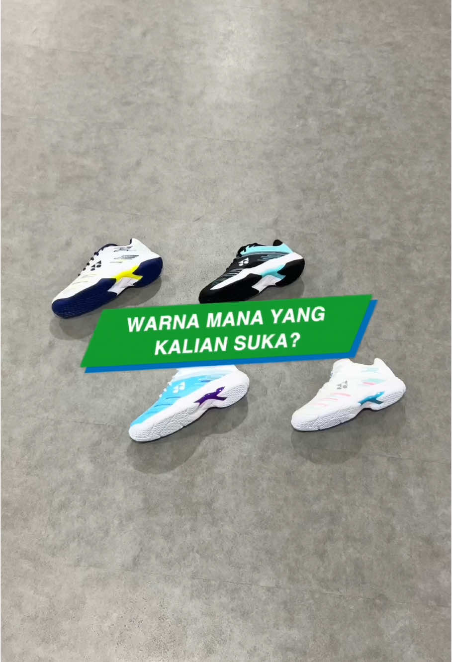 Sobat Yonex Diantara 4 warna Sepatu Cascade Accel , kalian suka yang warna apa nih? Kita ada promo Puncak Januari, jangan sampai kalian engga check out di saat promo berlangsung yaa! #cascadeaccel #YonexBadminton #sepatuyonex #TeamYonex #yonexsunriseindonesia #yonex 