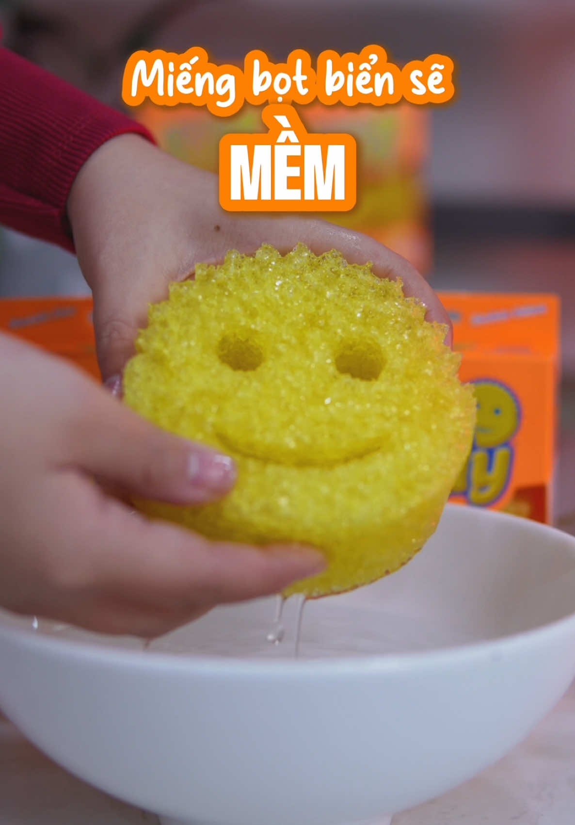 Miếng bột biển đa năng có thể thay đổi được kết cấu #scrubdaddy #scrubmommy #miengbotbien #botbienruachen 