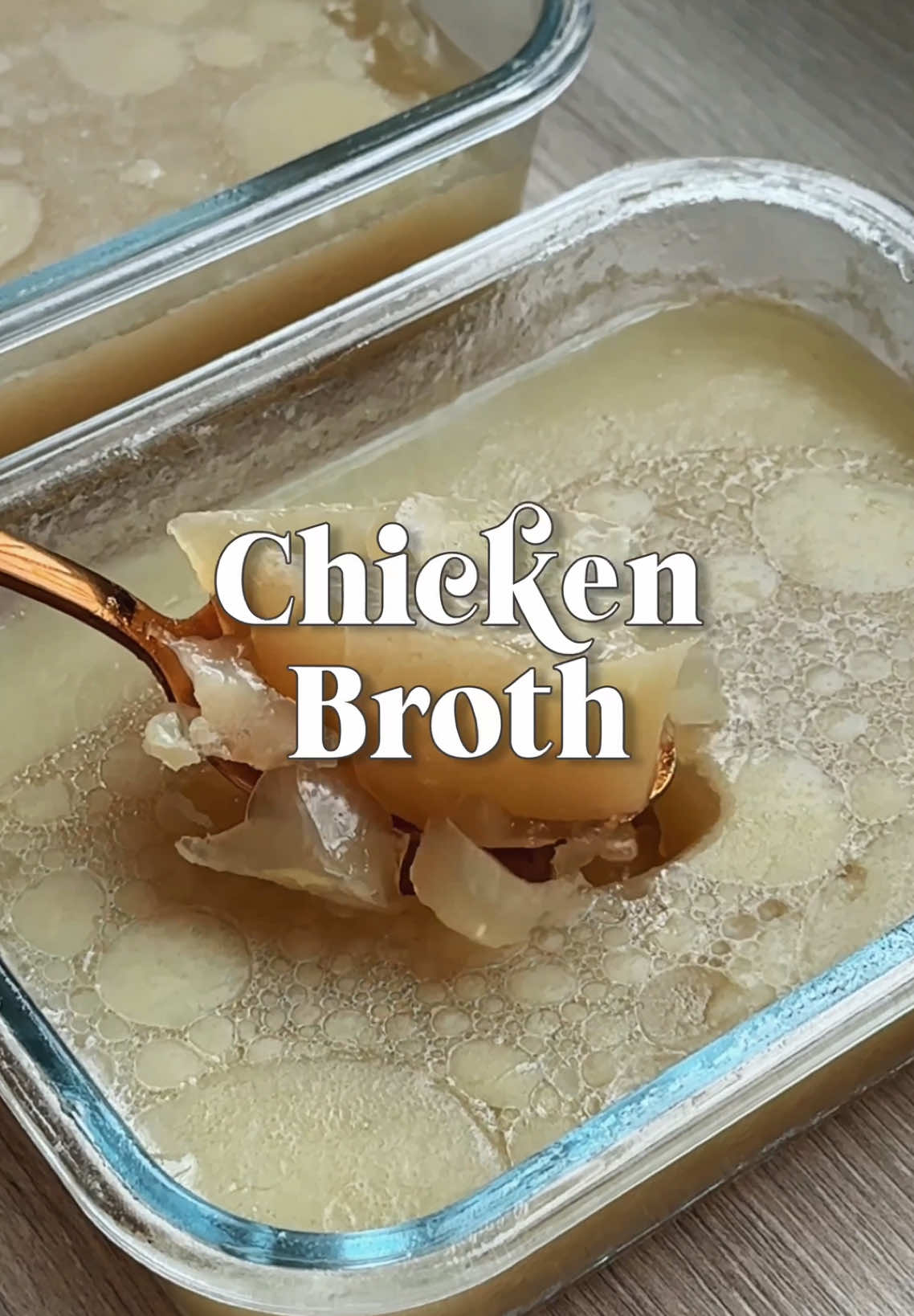 Cara bikin Chicken Broth yang bisa kalian stock di rumah✨ #chickenbroth #broth #chicken #collagen 