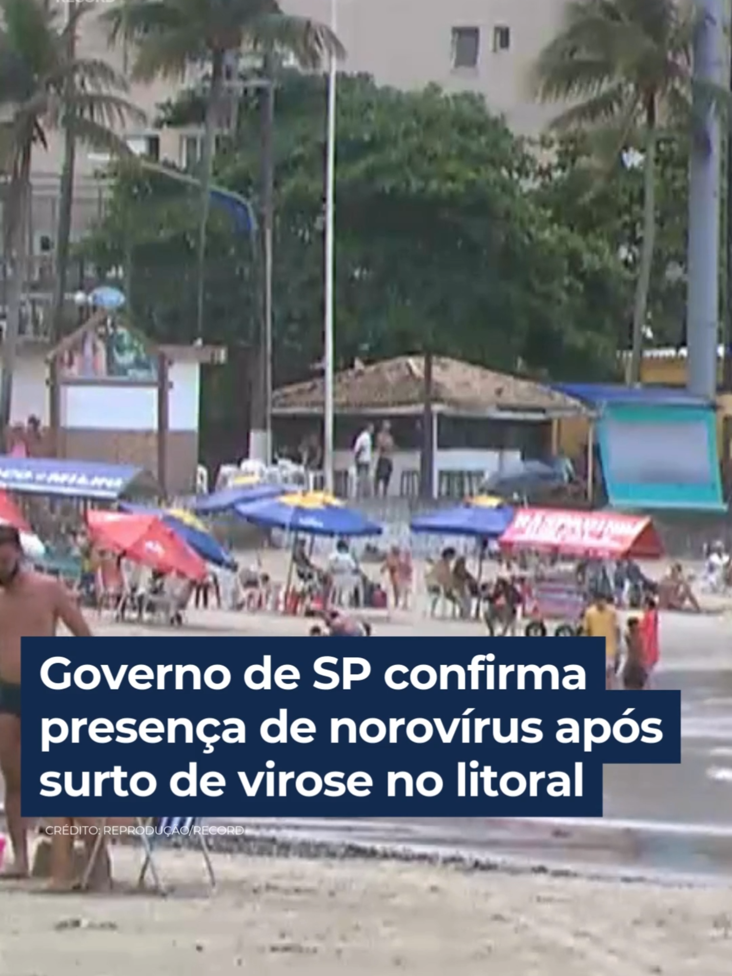 Esse vírus é responsável por doenças conhecidas como gastroenterites #TikTokNoticias #JornalDaRecord #surto #virose #norovírus #gastroenterite #litoraldesp