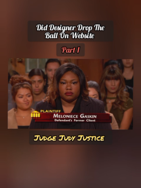 Did Designer Drop The Ball On Website | Part 1 | Judge Judy Justice  #judgejudy #judgejudyjustice #ustvshow #ustvclips #tv #courttv #tvshow #foryou #fyp #foryoupage #viral #trending #grow 