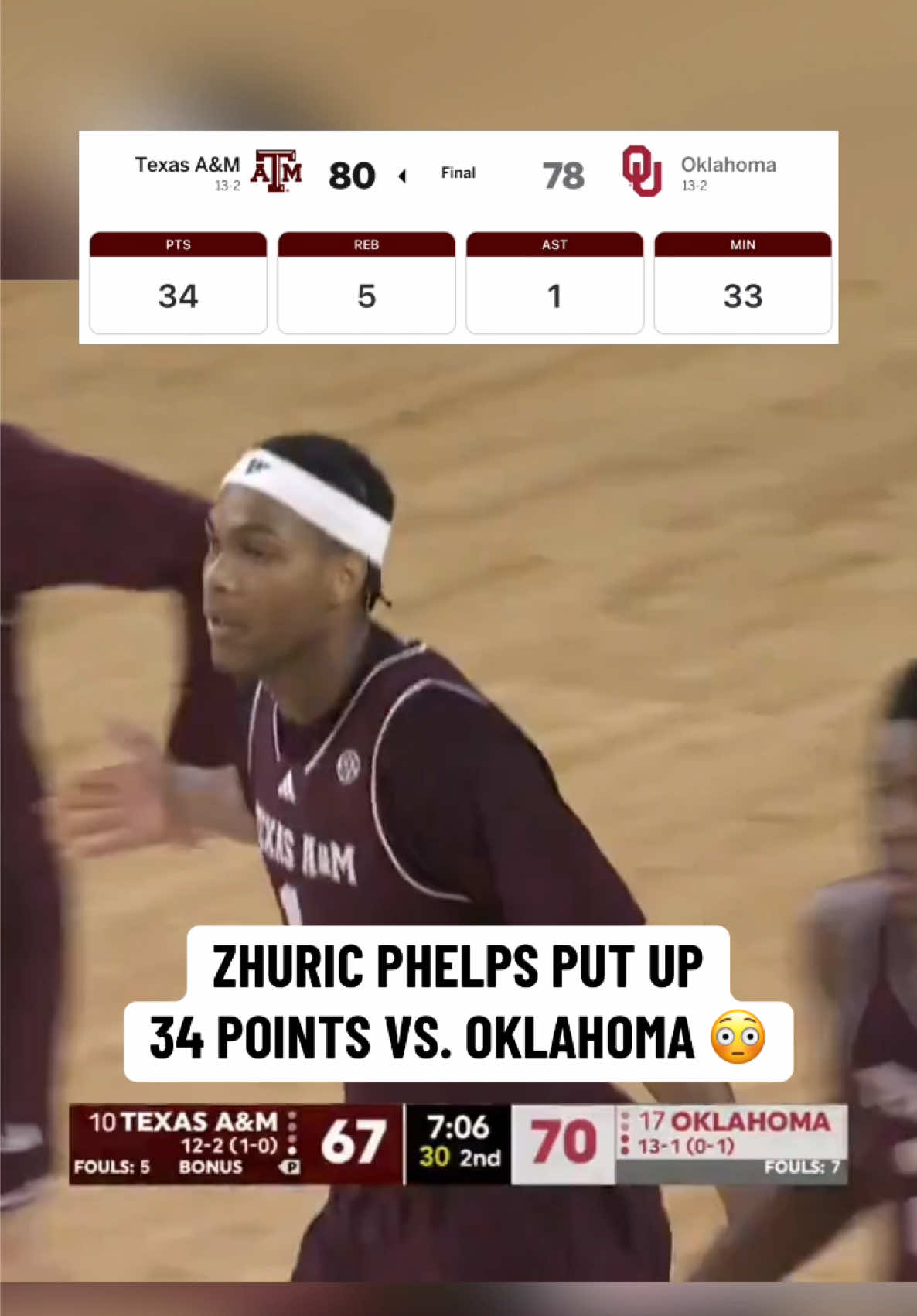 A CAREER HIGH FOR ZHU‼️ #tamu #aggies #cbb #basketball 