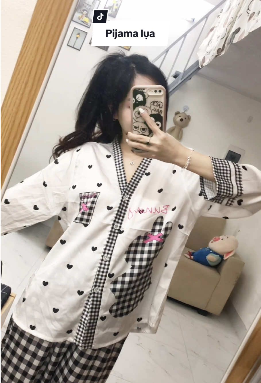 Bộ này xinh lắm nè🧣⛅️#fyp #foryou #tiktok #trending #pijama #dongu 