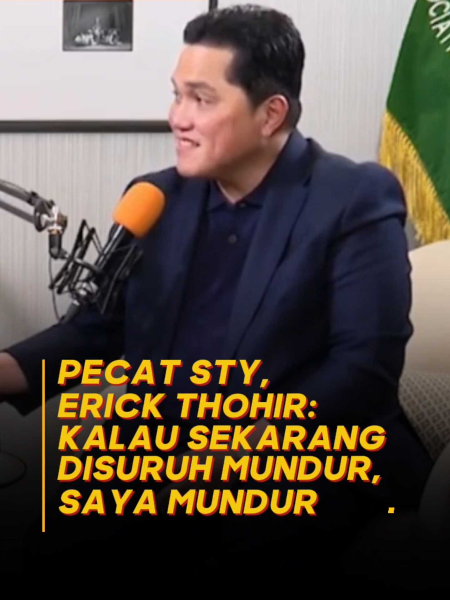 Erick Thohir siap mundur dari Ketua Umum PSSI jika semua pihak mulai pesimis. #liputan6#newssctv#liputan6sctv#fypage#viral#fyp#fyppage#trending#beritaterbaru#beritatiktok#trend#berita#liputan6terkini#pssi