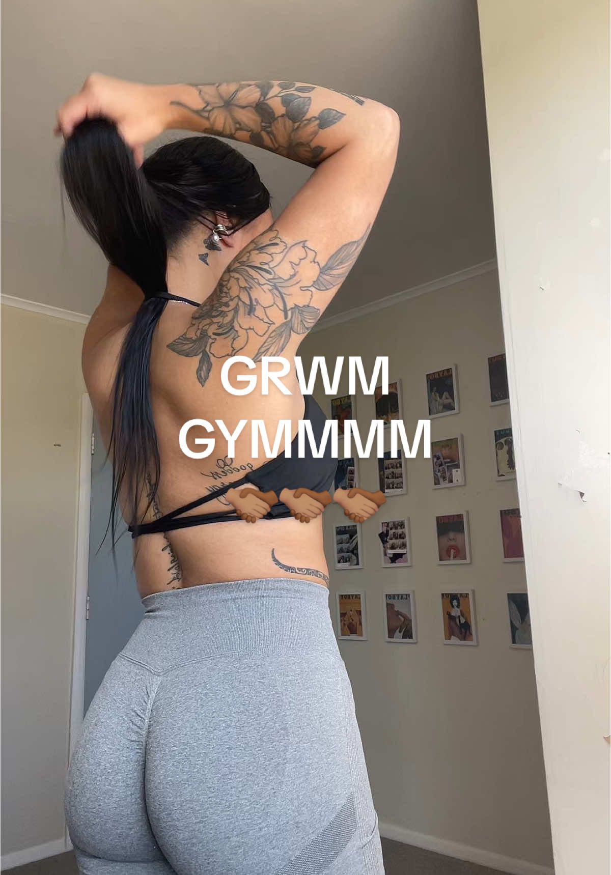 GRWM FOR THE GYMMMM 🏋️‍♀️🫱🏽‍🫲🏾 #fyp #gym 