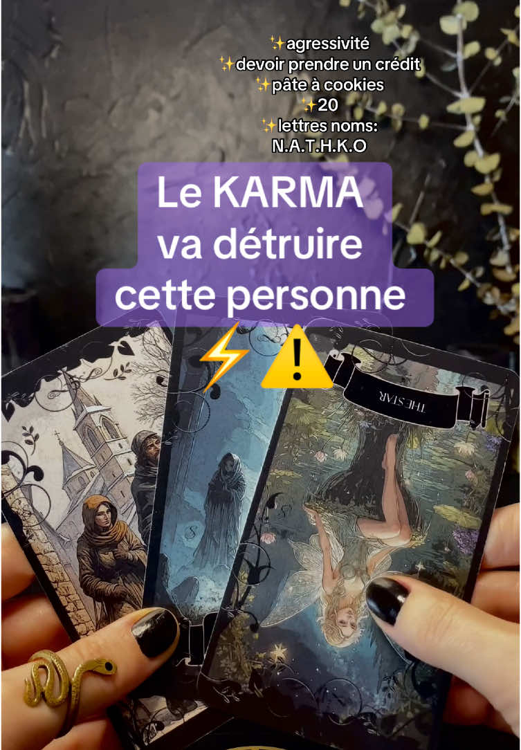 🔮Tirage Tarot: le karma va détruire cette personne  #tiragesdecartes #tarot #tiragesentimental #guidance 