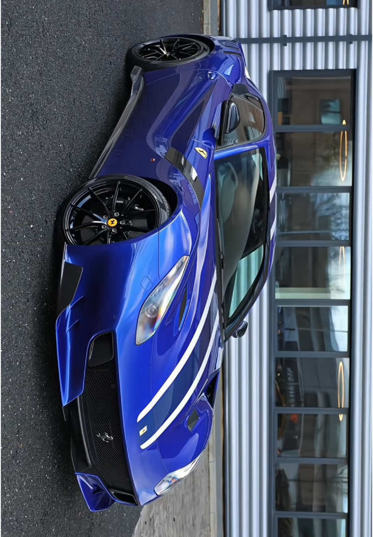 1 of 799 Ferrari F12 TDF | 📷 European Prestige UK Year: 2016 Engine: 6.3L V12 HP: 769 at 8.500 rpm Torque: 520 lb-ft at 6.750 rpm 0-100 km/h: 2.9 s Top Speed: 211 mph Color: Blu Elettrico #ferrarif12 #f12 #ferrarif12tdf #f12tdf #v12 #carswithoutlimits #funk #phonk