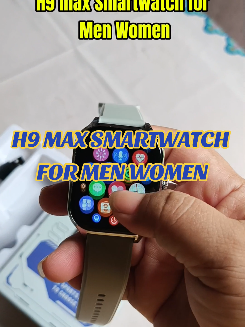 H9 MAX SMARTWATCH FOR MEN & WOMEN SPORTS WATCH 2.01INCH/DIAL CALLS GAME BLUETOOTH MUSIC CALCULATOR STOPWATCH FOR ANDROID IOS DEVICE SILICONE #h9smartwatch #smartwatch #watch #h9maxsmartwatch #watchfashion #fypage #fyppppppppppppppppppppppp 