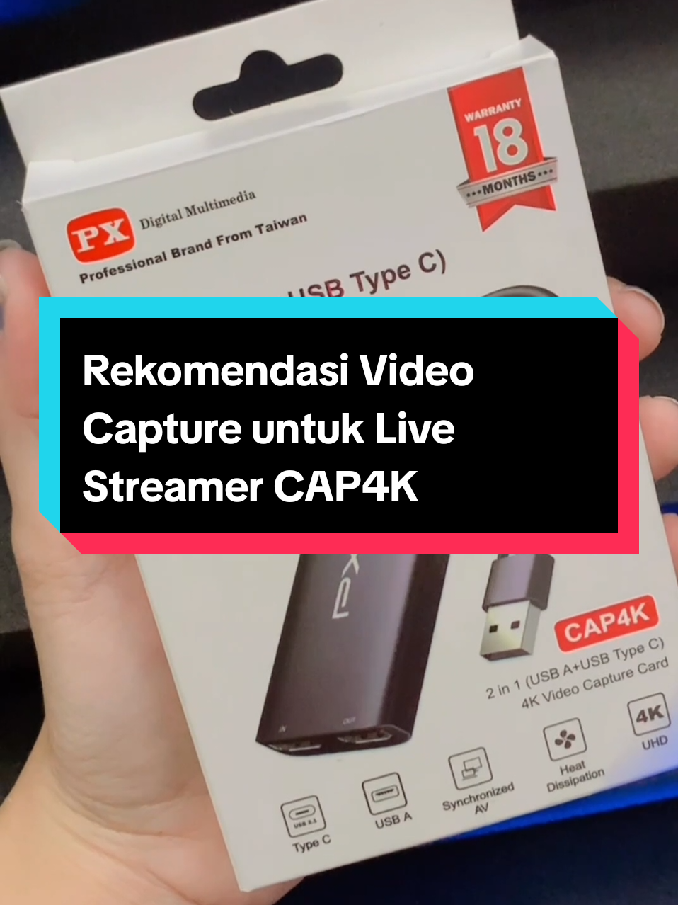 Para live streamer yang cari video capture harga 200ribuan, sini merapat😉 Rekam momen ngegame kamu dengan lancar dan jernih ke aplikasi broadcasting pakai HDMI Video Capture Card CAP4K dari PX Indonesia. Cusss cek keranjang kuning di bawah 🛒 #techtok  #setup  #fullhd  #hdmi  #capturecard  #rekomendasi  #streamer  #gaming 