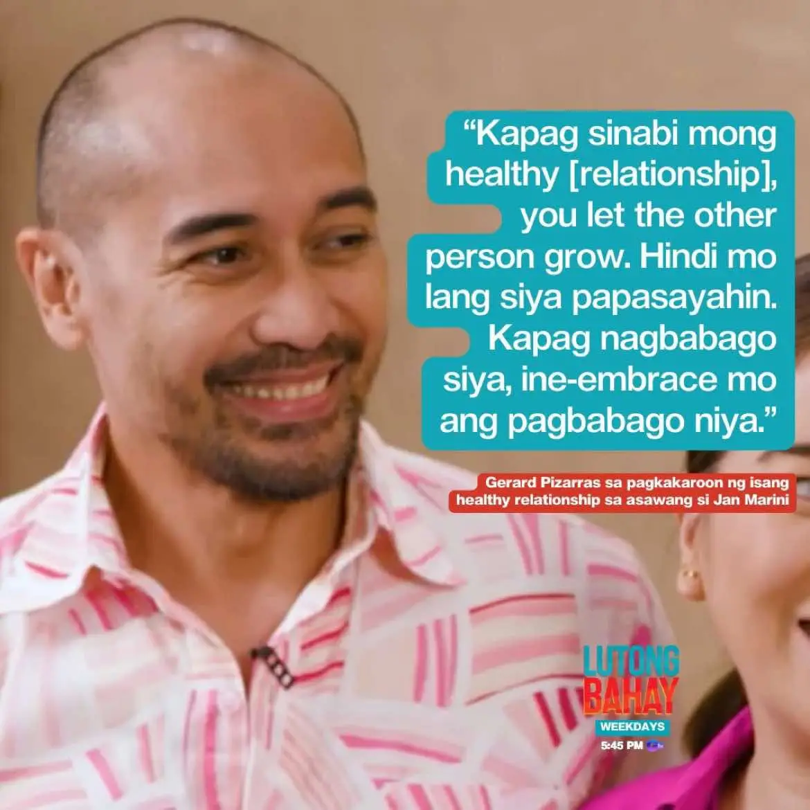 GERARD PIZARRAS AT JAN MARINI, 25 YEARS NANG HAPPILY MARRIED #LUTONGBAHAY Ang sikreto sa ‘poreber,’ buong ikukuwento ng mag-asawa. Abangan ‘yan sa #LutongBahay ngayong Huwebes, 5:45 PM sa GTV. 