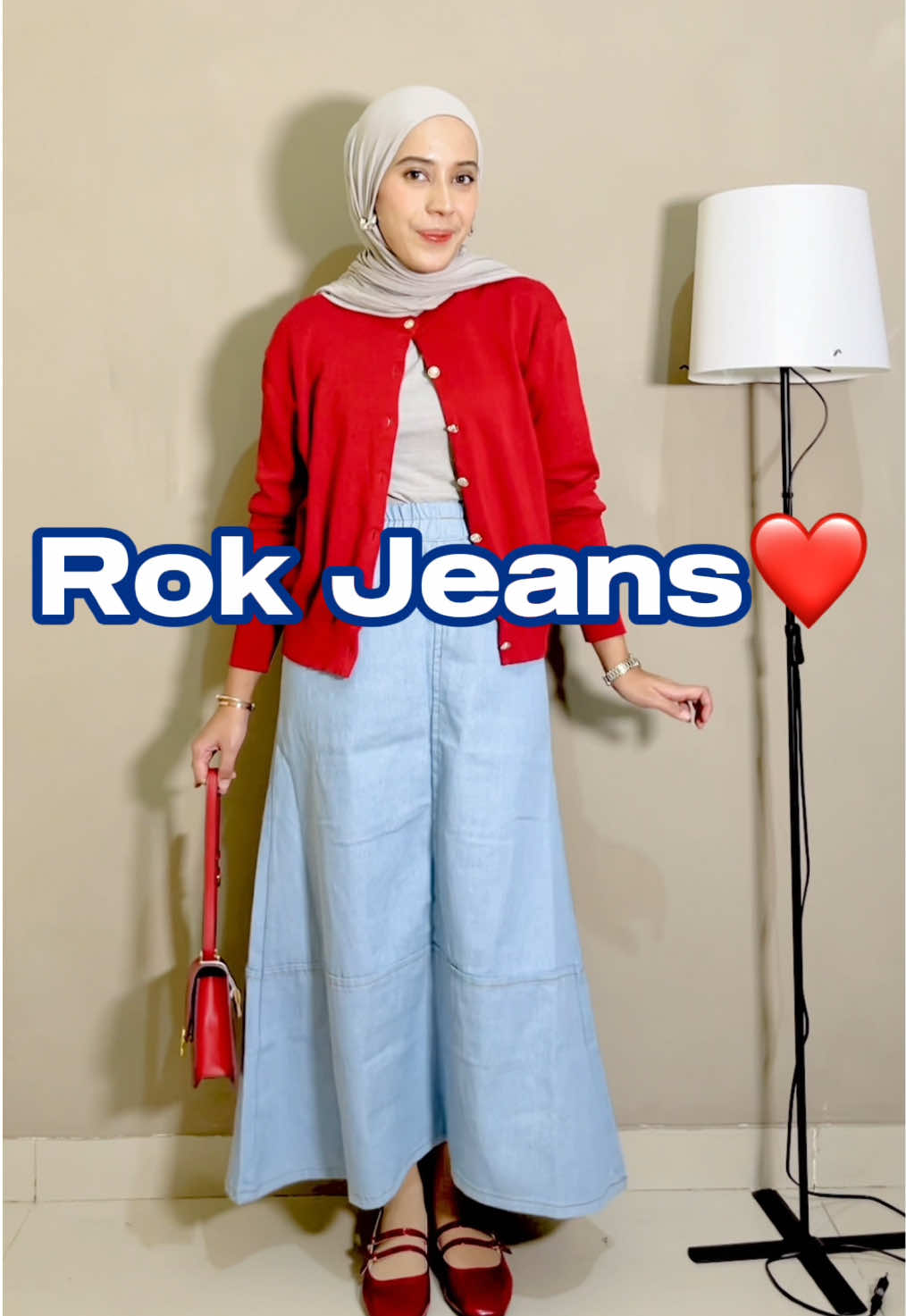 Cuma 70rban sebagus iniii🫨❤️ #rokwanita #rokjeans #ootdhijab #outfitcheck #skirt #jeansoutfit 