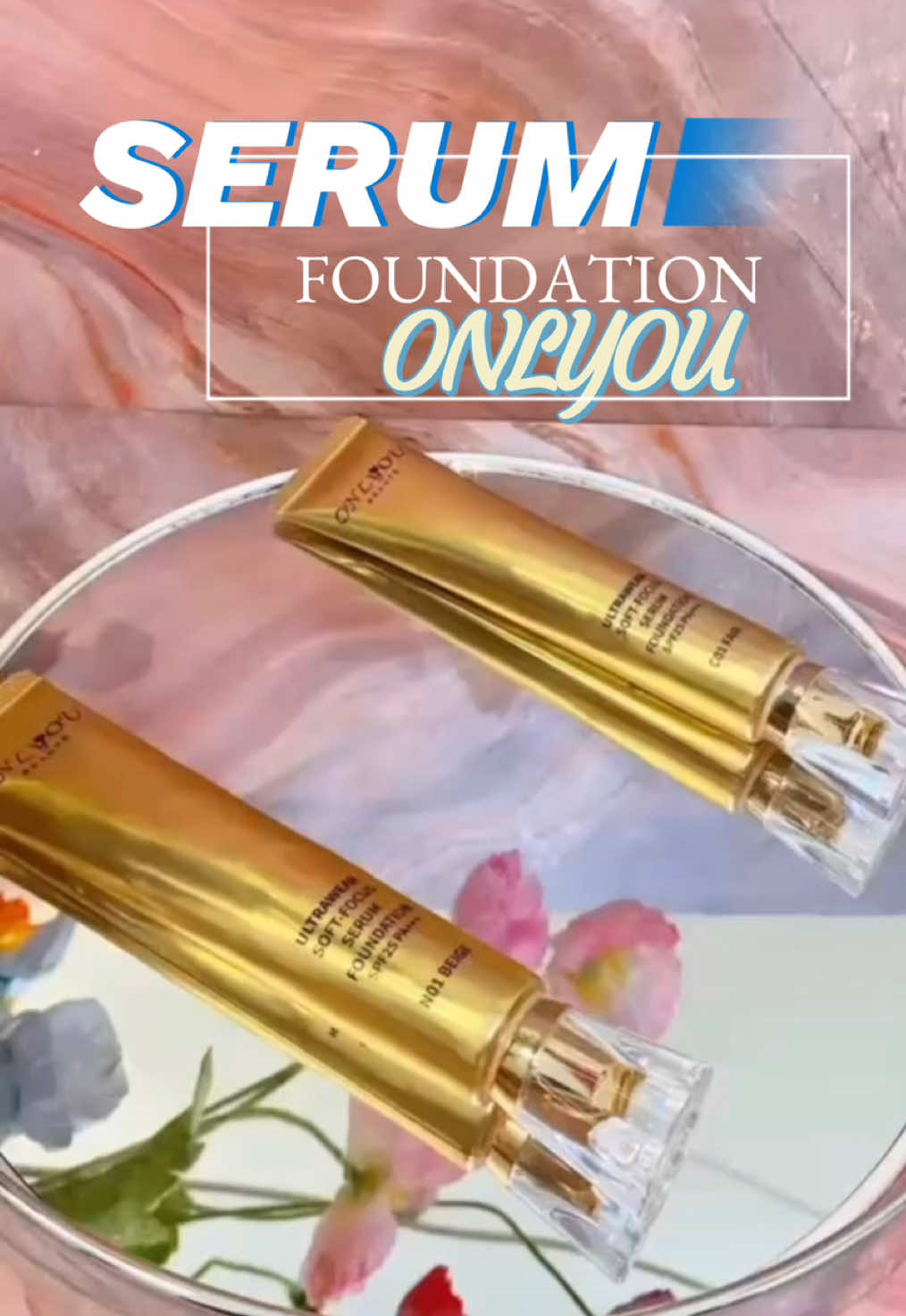 Serum Foundation ONLYOU terdiri dari 3 shade warna loh guys! Cocok untuk kulit sawo matang, kuning langsat dan normal😍 Join live dan dapatkan harga termurahnya😱🤑💸 #onlyou #skincareroutine #healthyskin #WIBgajian #skincare #foundation #foundationshade 