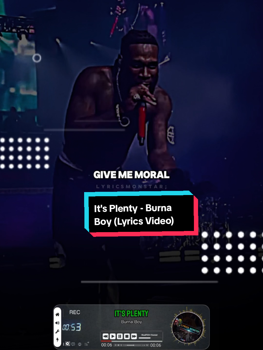 SONG: It's Plenty ARTIST: Burna Boy #itsplenty #burnaboy #itsplentyburnaboy #music #afrobeats  #trending #fyp #lyrics #viral  #lyricsmonstar #montylyrics #tiktoknigeria🇳🇬 #tiktokghana🇬🇭