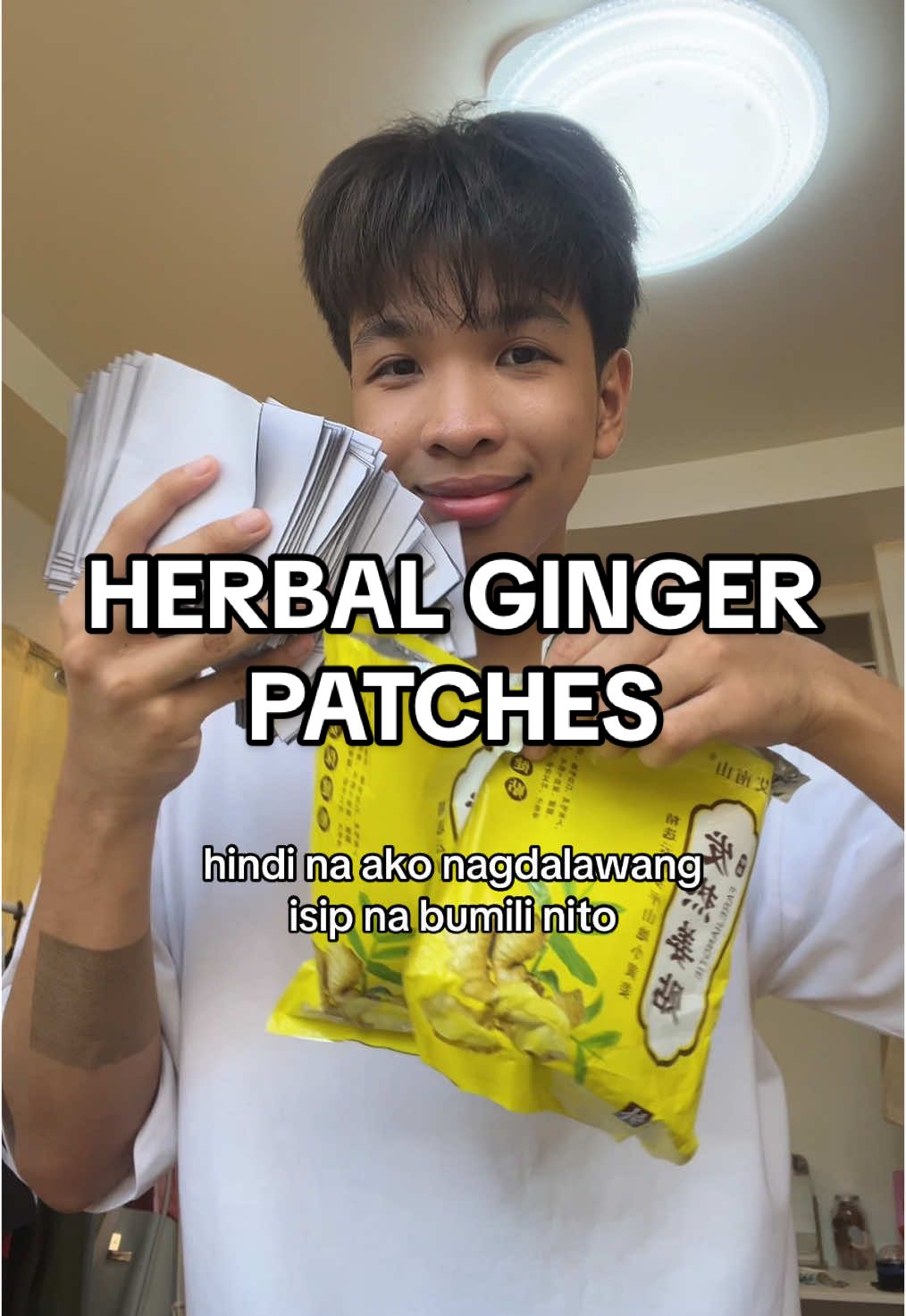 lamig-lamig at ngalay sa katawan? gamitan mo na yan ng buy 1 take 1 herbal ginger patches para mawala kaagad at ma-relax ka pa 😊💛 #herbalgingerpatch #gingerpatch #gingerpatchpainreliever #painrelief #painreliever #bodypain #heatpatch  