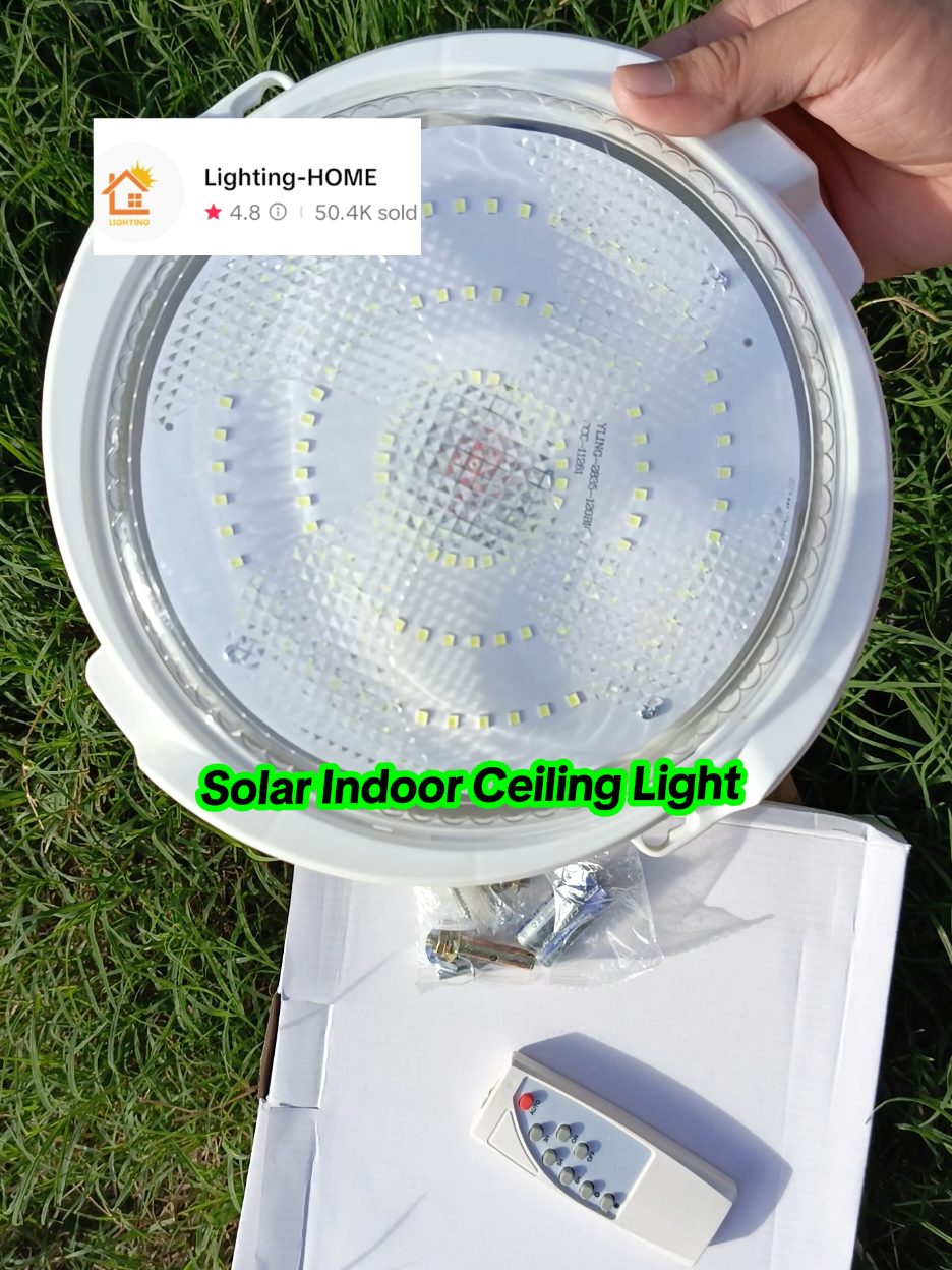 Lighting-HOME Solar Indoor Ceiling Light 300w-2000w Outdoor Waterproof Solar Panel. Brightness enough to illuminate the whole room. Available 1 piece or Buy 1 Get 1. Get yours, now! 😊 @lighting.home7  #solar #solarlight #buy1get1solarlight #indoor #ceilinglight #waterproof #outdoor #outdoorsolarpanel #solarpanel #lightinghome #tiktokfinds #tiktokbudol #fyp #msteachy 