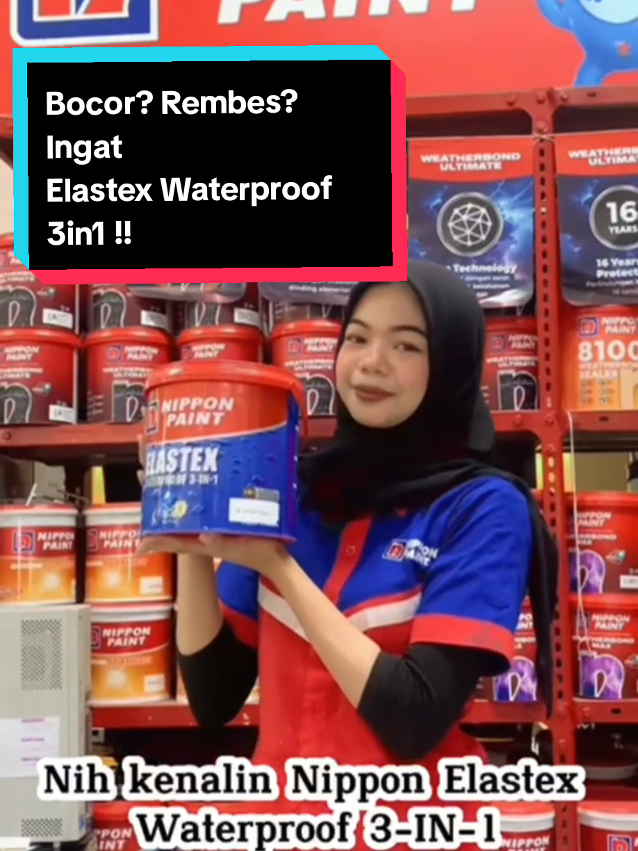 Sobat ACC,  Kalau Bocor, Rembes ingat Elastex waterproof 3 in 1 ya..  Dapatkan di Supermarket Bangunan ACC lagi ada diskon 20% hingga 31 Januari 2025, Buruan jangan sampai kehabisan Promonya..  #bahanbangunandepok #bahanbangunan #supermarketbangunanacc #elastex #elastexwaterproof3in1  #pelapisantibocor 