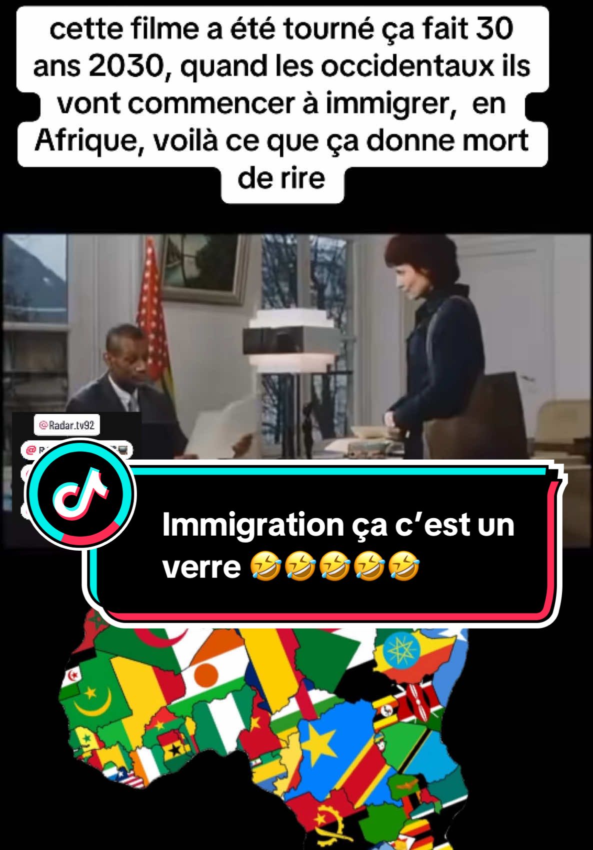 cette filme a été tourné ça fait 30 ans 2030, quand les occidentaux ils vont commencer à immigrer,  en Afrique, voilà ce que ça donne mort de rire 😂 🤣🤣🤣🤣🤣🤣