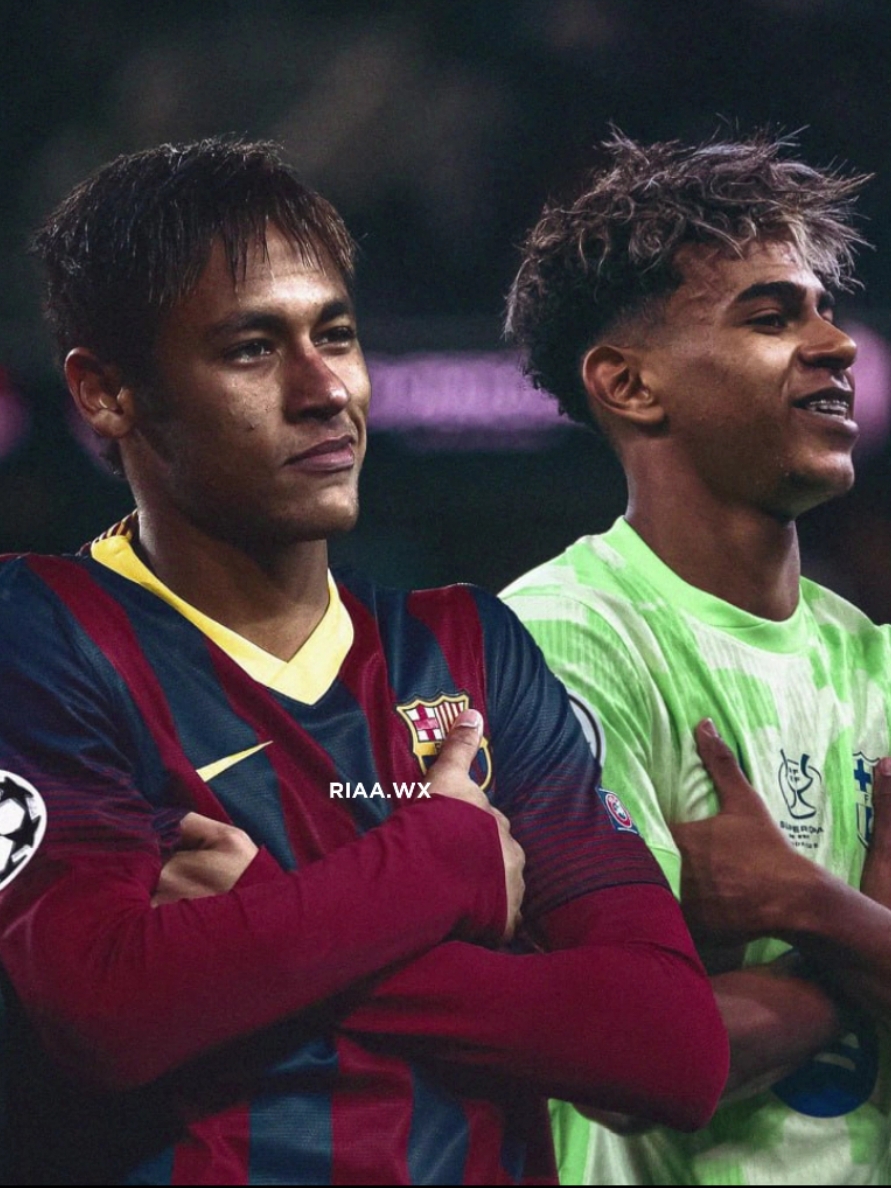 Yamal x Neymar #lamineyamal #neymarjr #barcelona #barcelonavsatleticobilbao #lamineyamalgoal #lamine #Yamal #football #celebration