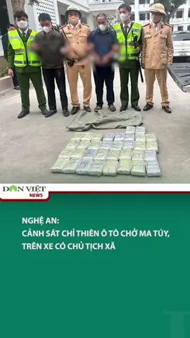 Nghệ An: Cảnh sát chỉ thiên ô tô chở ma túy, trên xe có chủ tịch xã #onhaxemtin #tiktoknews #tiktokdieuky #danviet