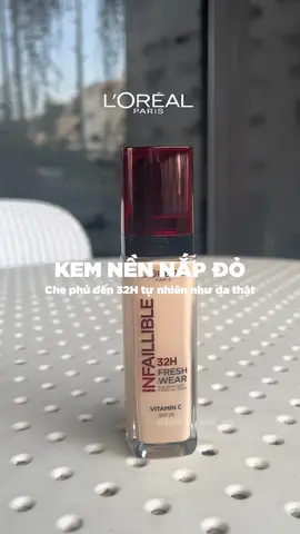 Che phủ đến 32H tự nhiên như da thật, sắm nền makeup ăn Tết thôi 🥳🧧🌸 #LOrealParis #lorealparis_vn #goclamdep #reviewlamdep #kemnen #kemnennapdo #muataitiktokshop #oapbaslive #lonabas 
