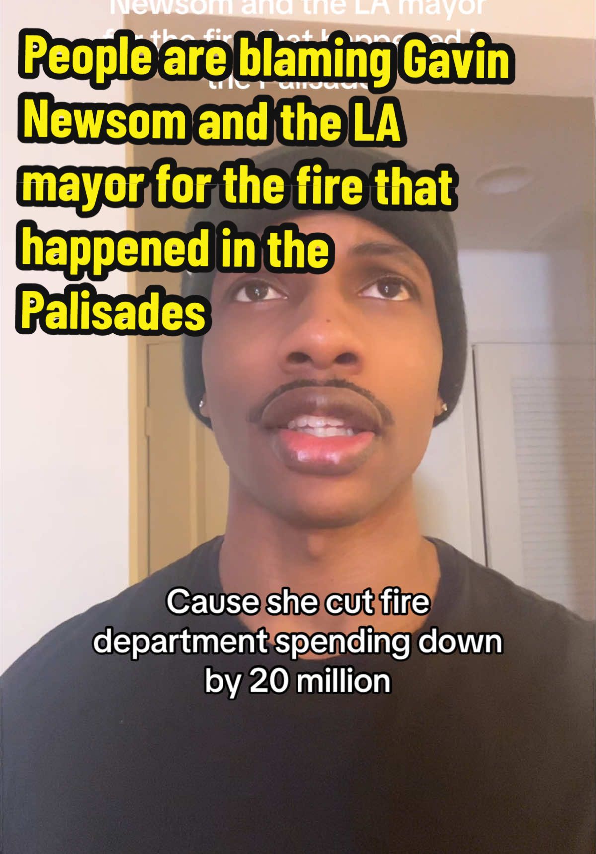 People are blaming Gavin Newsom and the LA mayor for the fire that happened in the Palisades #palisades #la #losangeles #PrayForLa #KarenBass #LaMayor #Advicefromlouis #california #cali #fyp #gavinnewsom #newsom #satire #news Providing you the news.