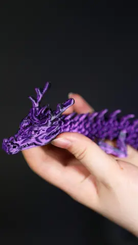 In 3D một con rồng màu tím đen rất đẹp #3dprinting #dragon #gift 