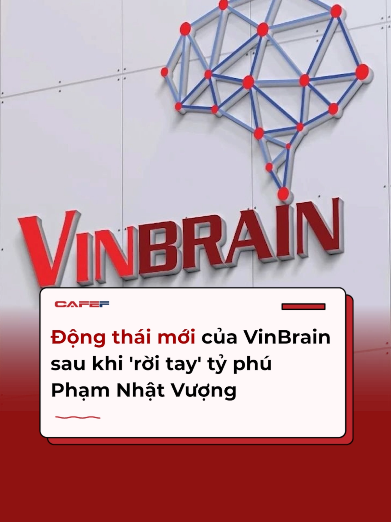 VinBrain từng là một trong 6 công ty thuộc lĩnh vực công nghệ, công nghiệp của Vingroup bên cạnh VinFast, VinCSS, VinAI, VinBigdata, VinHMS. #cafef #amm #nvidiartx #vin