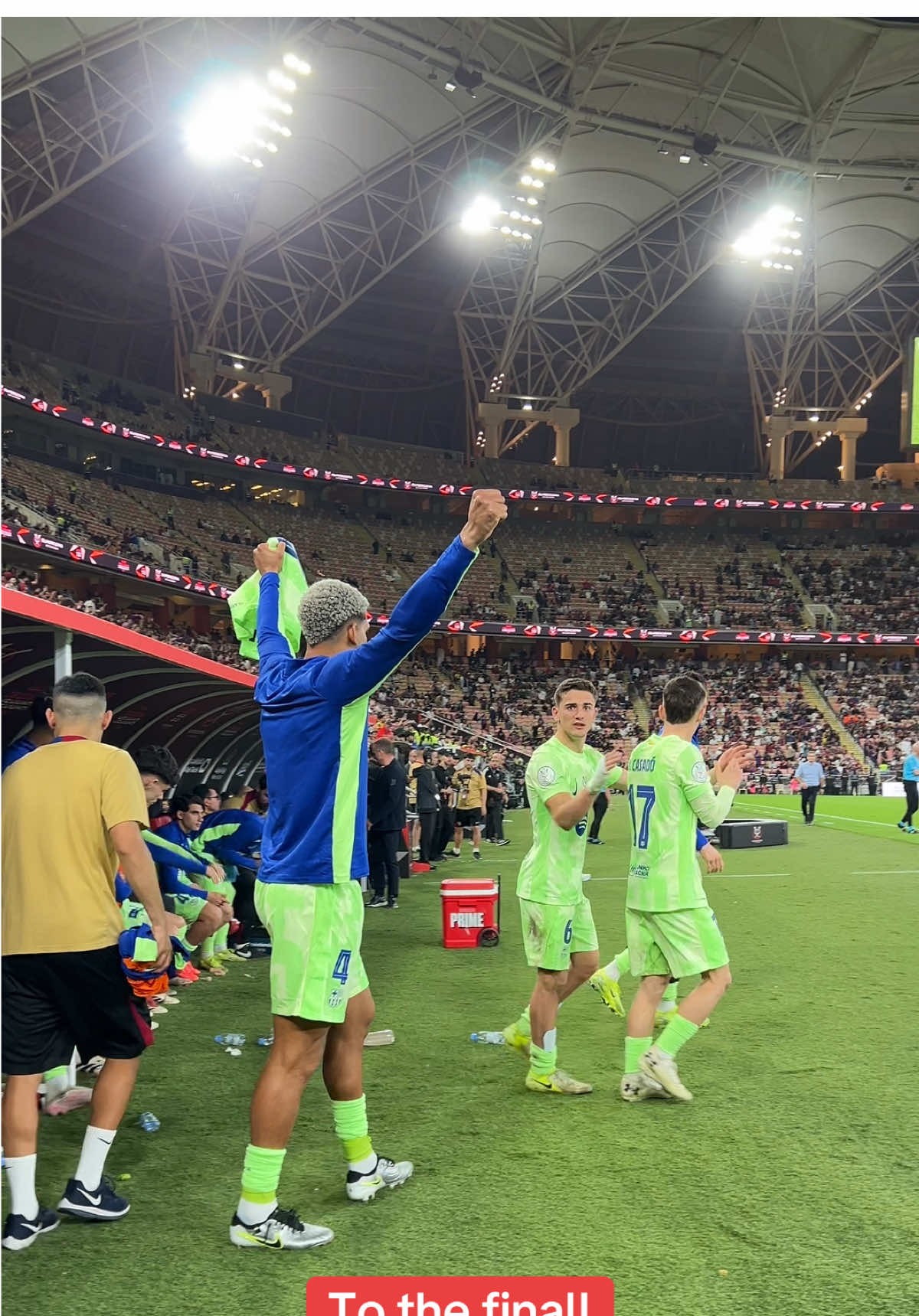 The final whistle moment! 🤩 #fcbarcelona #barçaontiktok #barcelona #supercopa 