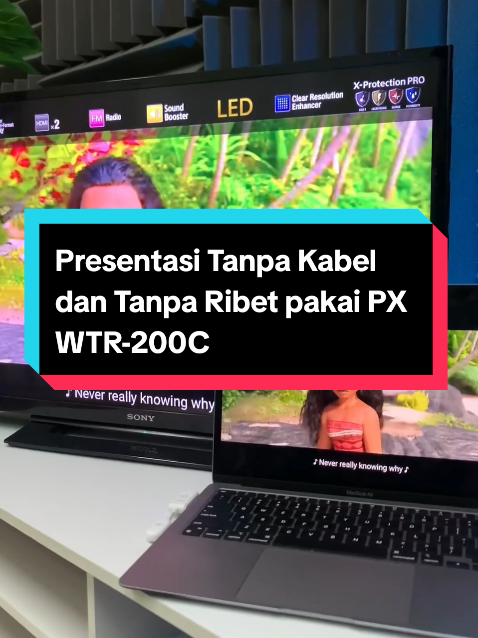 Solusi Meeting dan Presentasi tanpa kabel HDMI 😎 Upgrade alat presentasi kamu pakai HDMI Wireless seri WTR-200C dari PX. Jarak Transmisinya sampai di 100 Meter, Hasil Jernih dan Gak Delay. Yuk Check out Sekarang😉 #techtok  #setup  #fullhd  #hdmi  #mirroring  #wireless  #rekomendasi  #presentasi  #meeting 