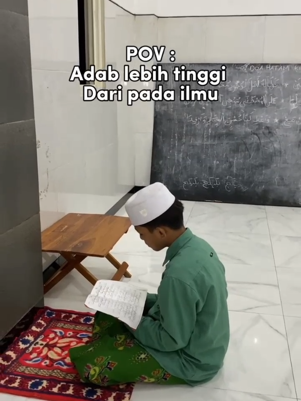 Anda sopan, saya lebih sopan🙌🏻 #fyp #foryou #santri #capcut #funnyvideos😂 