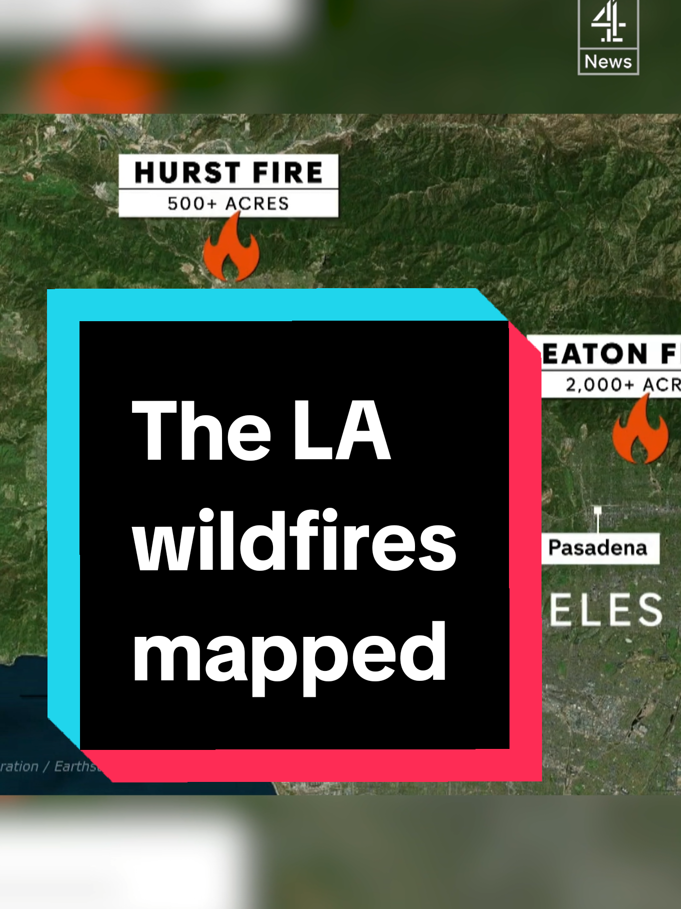 How widespread are the Los Angeles wildfires? We break down how much land they have taken so far #Channel4News #LA #USA #LosAngeles #Wildfire #Blaze #Fire #Weather 