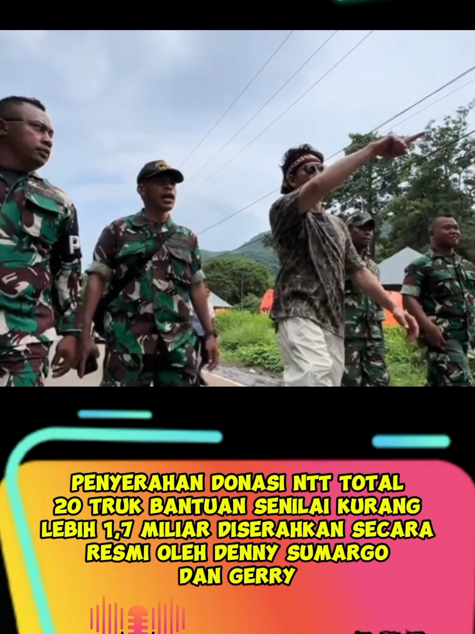 Dokumentasi penyerahan donasi NTT Denny Sumargo dan Gerry total 20 truk senilai ±1,7 Miliar. #donasi #ntt #donasintt #dennysumargo #agus #kasusagus #donasi #airkeras #beritatiktok #beritaviral #viral #fyp #foryou #foryoupage #rifaldc #bewarapangalengan 