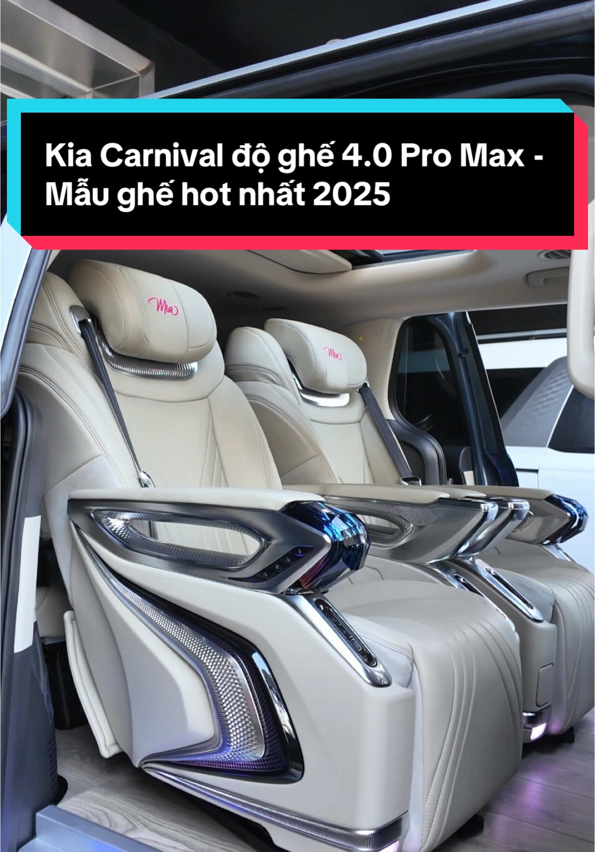 Kia Carnival độ ghế 4.0 Pro Max - Mẫu ghế hot nhất 2025 #limousine #dolimousine #hongyi #hongyilimousine #proauto #kiacarnival #carnival2024 #xesang #kia #fyp #viral #xuhuong #foryou #crystal40promax 