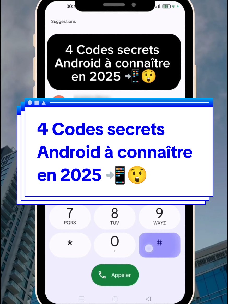 4 Codes secrets Android à connaître en 2025 #smartphone #secret #viral_video #fyp #2025 #tips #trick #phone #telephone 