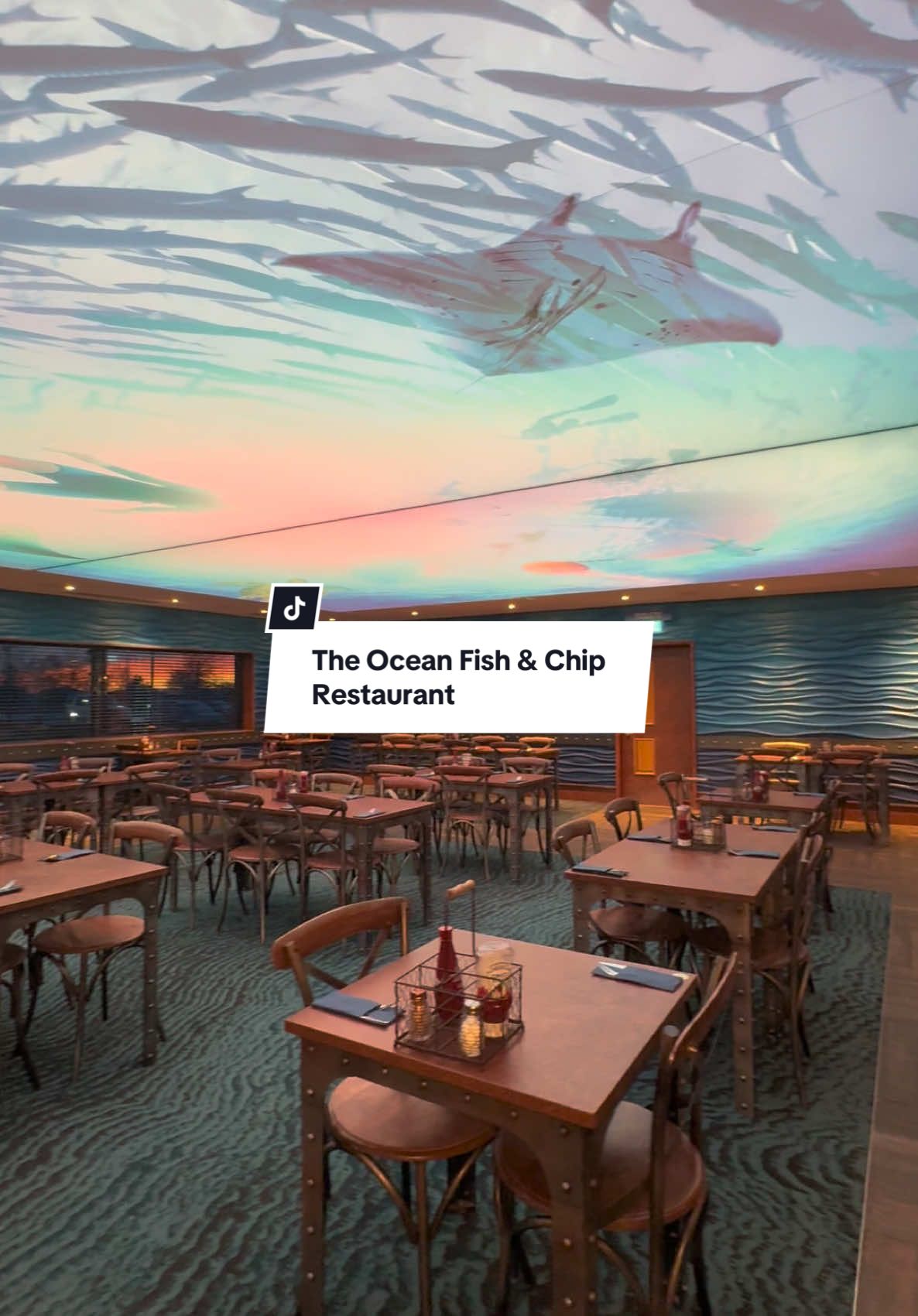 Have you visited Ocean? Our gorgeous fish and chip restaurant is open every day! #fyp #fishandchips 