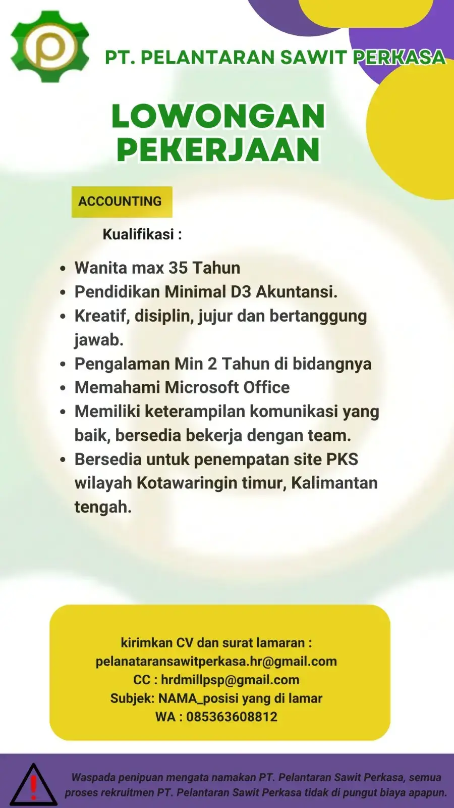 #kelapasawit #loker #loker2024 #lowongankerja #fypp #fyppppppppppppppppppppppp 