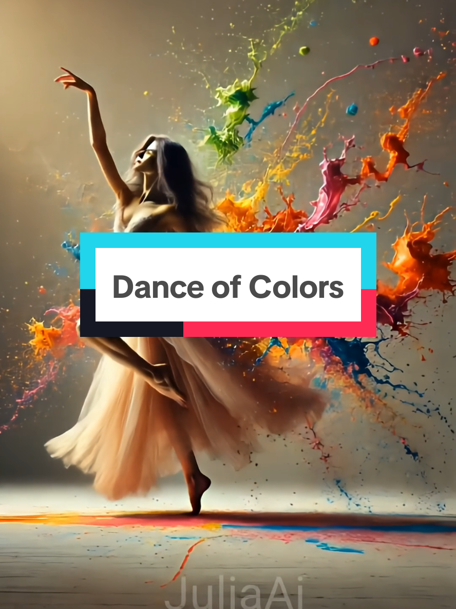 When movement becomes art ✨ A dance where colors come alive in a swirl of emotions 🎨🩰 #DanceOfColors #ArtInMotion #MagicOfColor #ai #aiart #aigenerated 