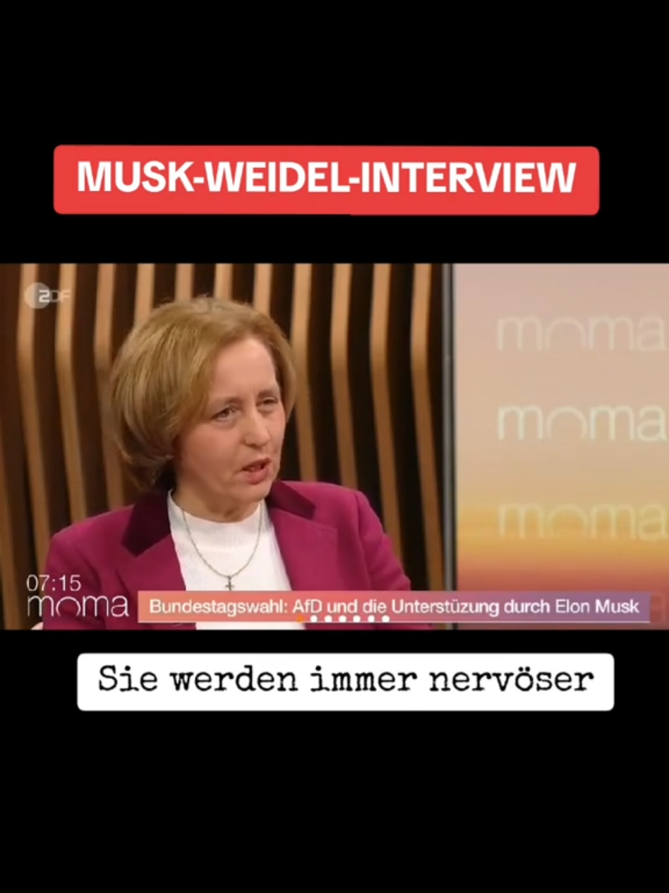 Ob das Interview heute abend zu sehen ist, wird sich zeigen.