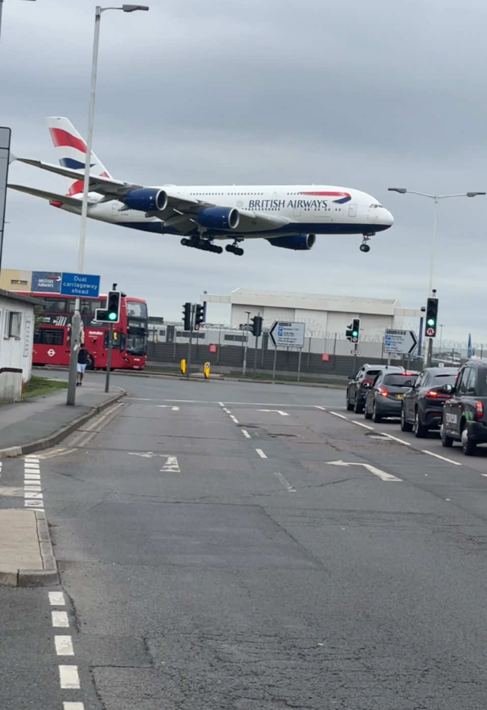 Airbus A380 British Airways #a380 #heathrow #planespotting 