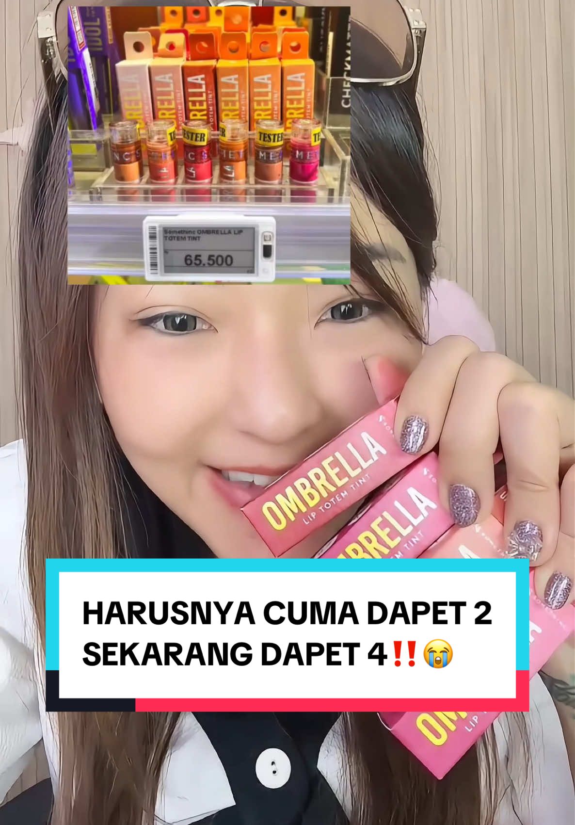 Replying to @Novika NK BENER BANGET‼️ Kamu udah bakal Shade Underground buat base ombrenya beb🥰 yuk gercepin buruan✨ #ombrella #somethinc #ombrellasomethinc #somethincombrella #somethincmakeup #somethincsquad #liptint #liptintviral 