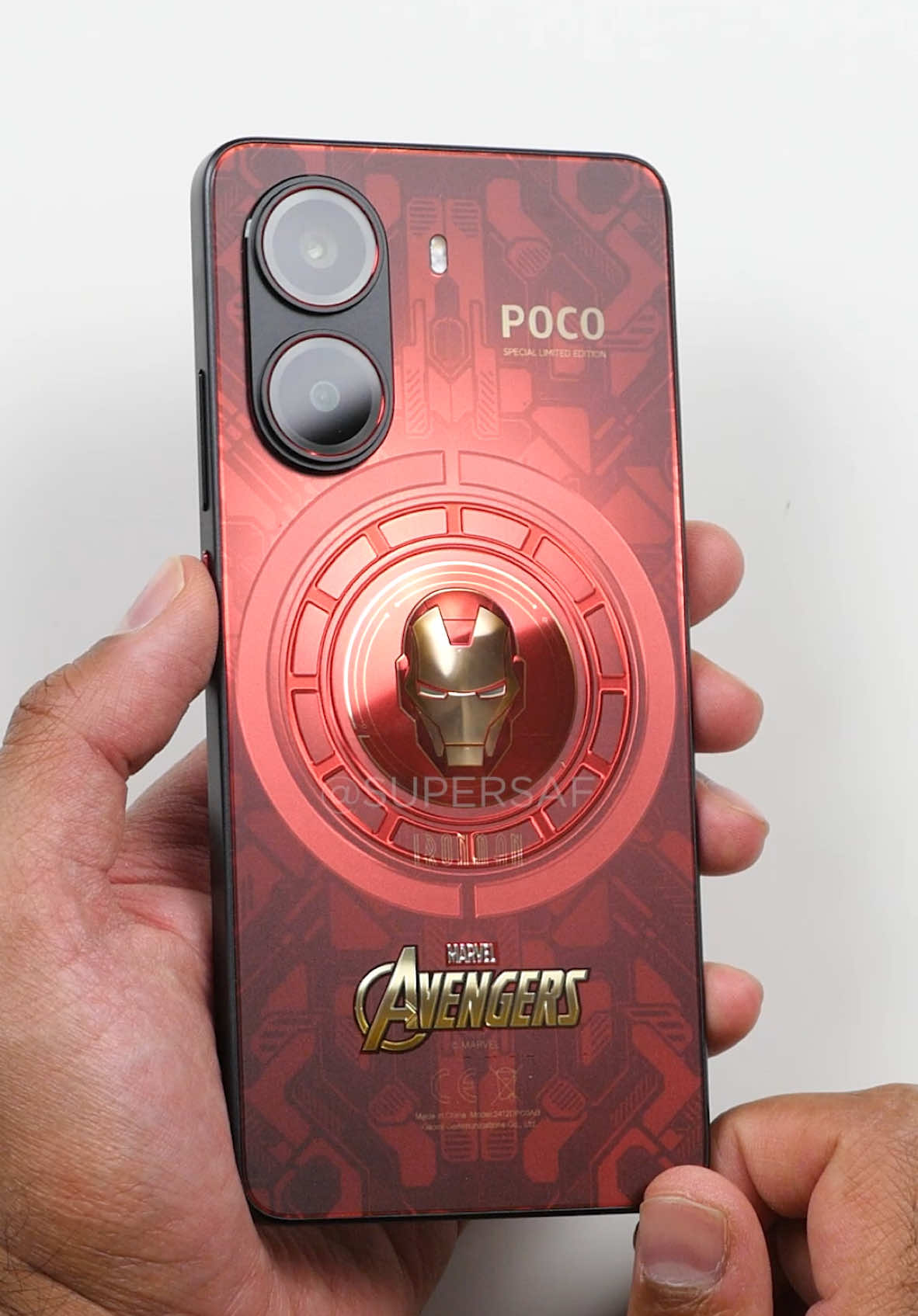 POCO X7 Pro Iron Man Edition Unboxing #asmr #asmrvideo #asmrtiktoks #fyp #supersaf #unboxing #techtok #pocox7pro #ironman #poco #avengers #ironmanphone 