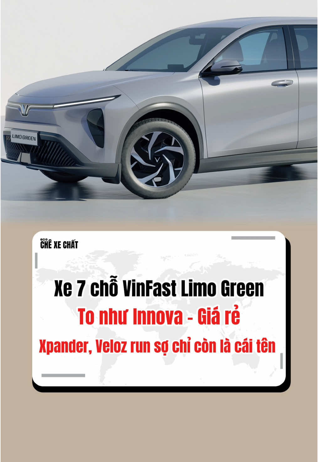 VinFast Limo Green 7 chỗ to như Toyota Innova Cross, giá rẻ như Xpander. #xuhuong #xuhuongtiktok #trend #trending #vinfast #limogreen 