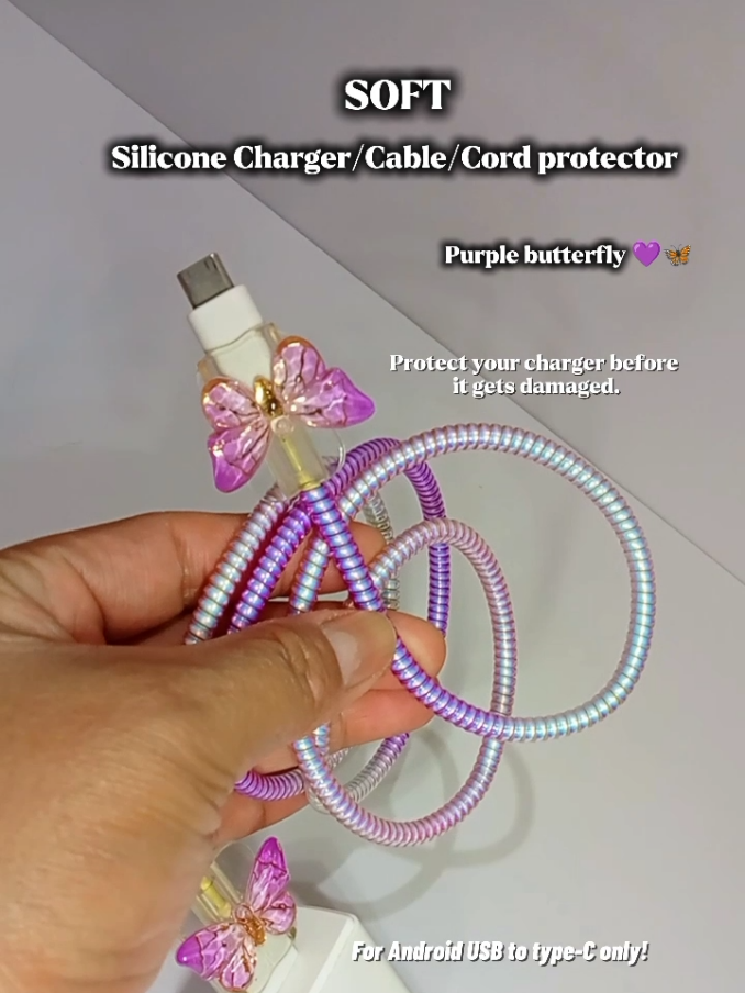 Silicone Charger protector for only 69 pesos.#chargerprotector #cordprotector #cableprotector 