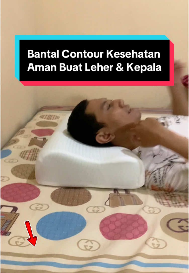 Pakai bantal contour memory foam. Baik buat kesehatan leher, punggung dan kepala #bantal #bantalcontour #bantalmemoryfoam #bantalkesehatan #bantalleher 