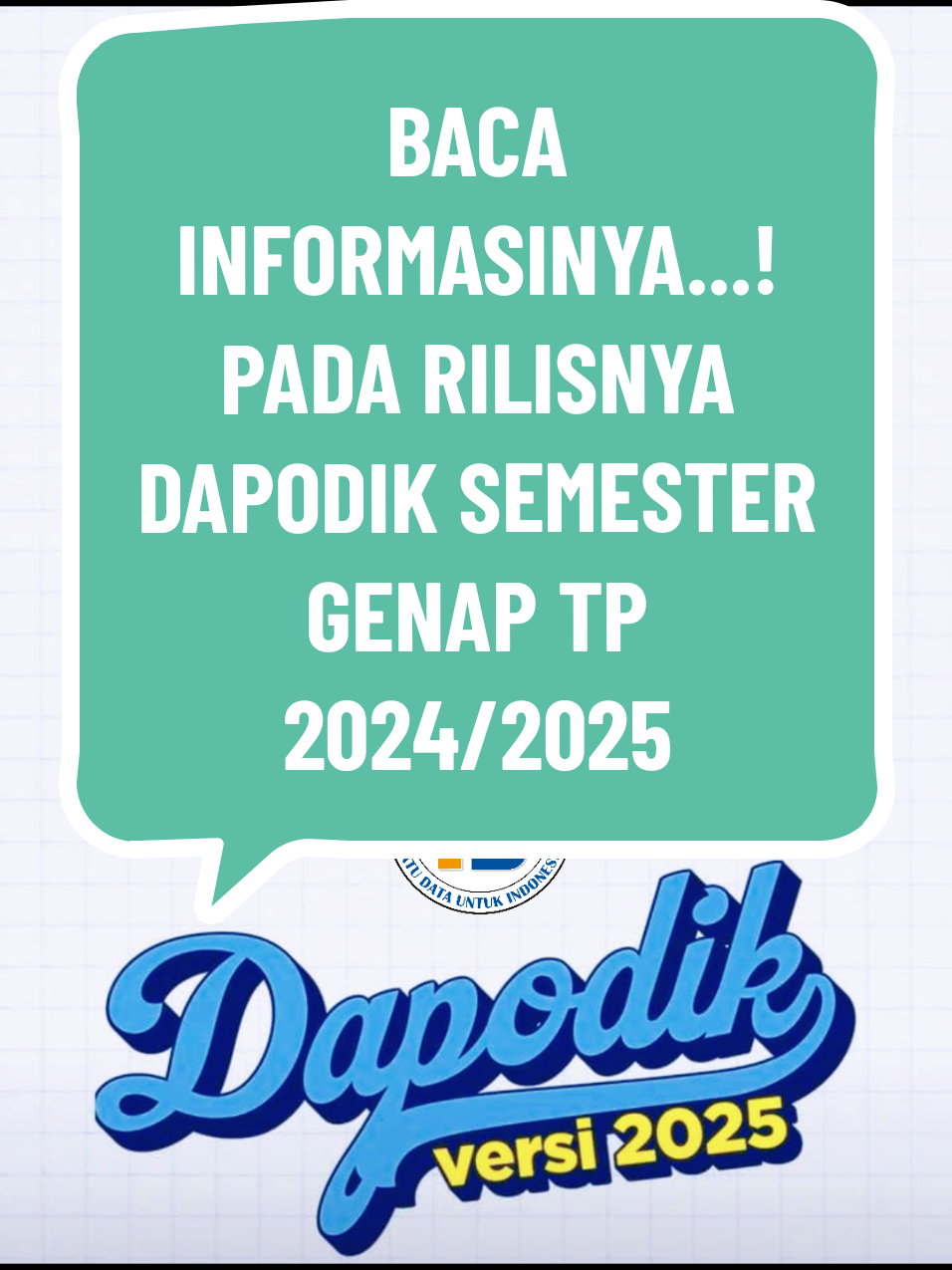 Segera Rilis untuk guru 🇮🇩🇮🇩...!  #dapodik  #foryou  #operatordapodik  #foryoupage  #operatorsekolah  #fypdongggggggg  #teamrepairdapodikbalen 