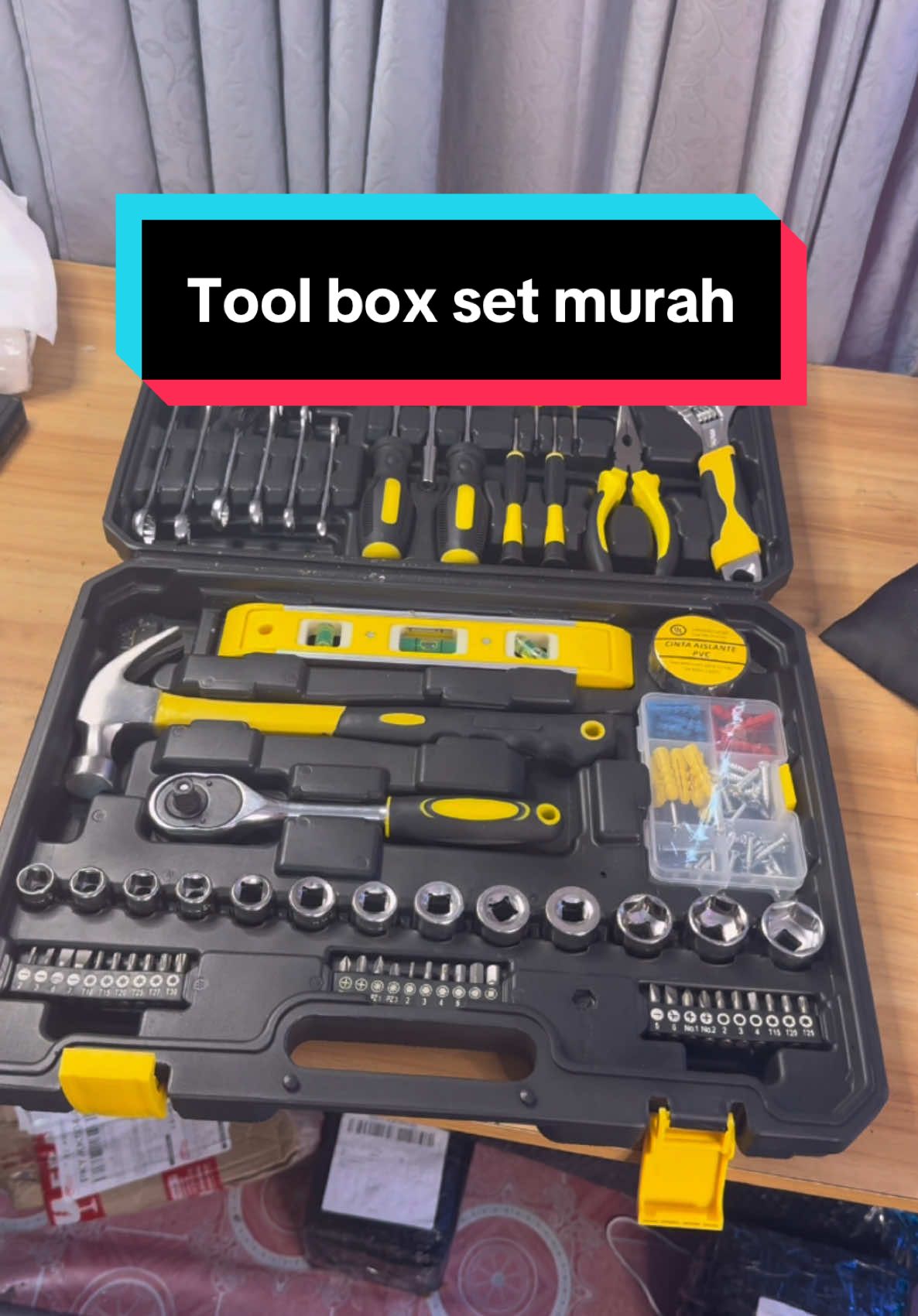 Toolbox set dari keelat isi 108 pcs #toolbox #toolboxset #pompamurah #shopmaster #cuantanpabatas #belilokal #promoguncang11 #wibgajian 
