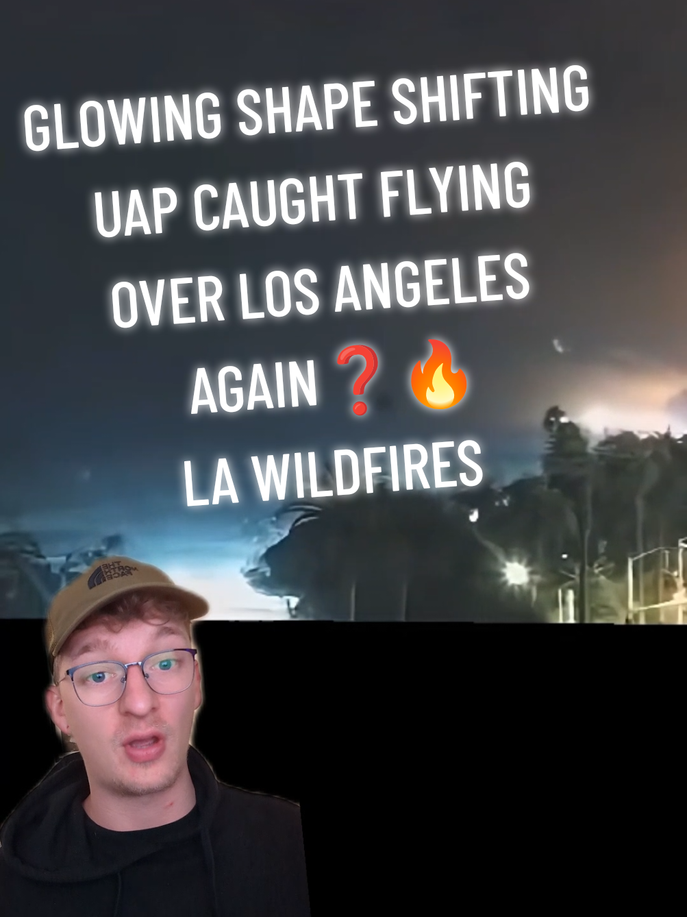 GLOWING SHAPE SHIFTING UAP CAUGHT OVER LA WILDFIRES AGAIN! ❓🔥 #diorbags #news #fyp #losangeles #wildfire #uap #drone #ufo 