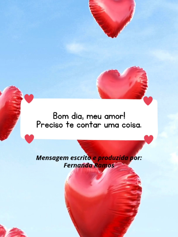 Bom dia, meu amor! Eu te amo pra sempre. 💖 #bomdia #amor #teamo #mensagem #meuamor #mensagemdeamor #declaracaodeamor 